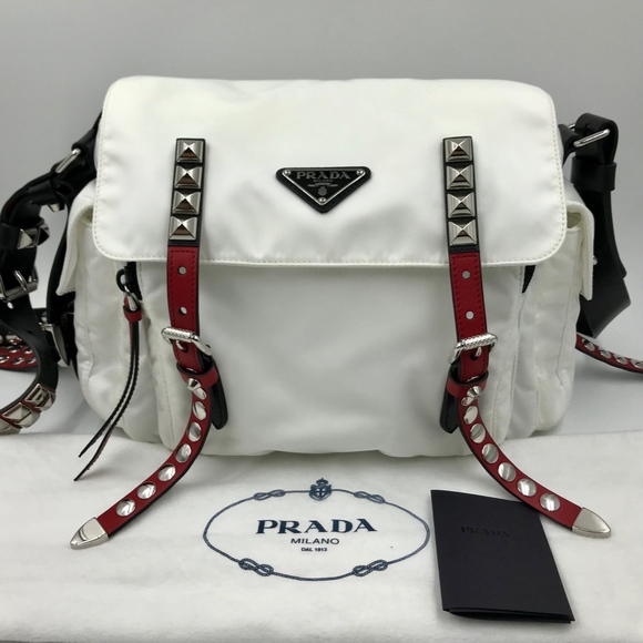 prada vela studded bag